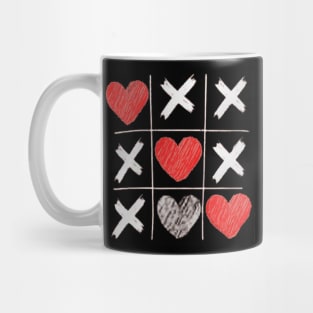 XO Valentines Day Gift Retro Game Tic-Tac-Toe Valentine XO-XO Mug